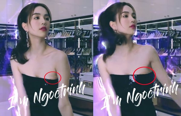Diện váy gợi cảm, Ngọc Trinh bất cẩn để lộ miếng dán ngực kém tinh tế - 7