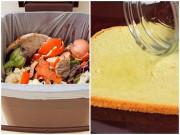 Nhà đẹp - Đổ giấm vào bánh mỳ rồi bỏ vào thùng rác, không cần sáp khử mùi nhà bếp vẫn thơm tho