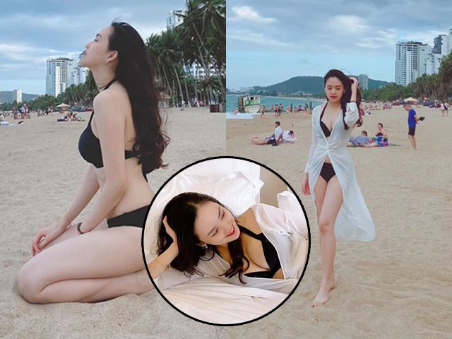 Mới sinh còn đang cho con bú, Hoa hậu khả ái 2016 diện bikini khoe eo thon dáng gợi cảm