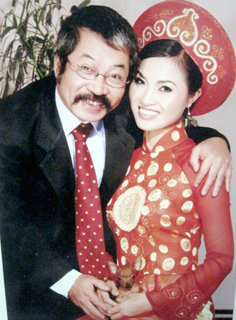 5 nghe si viet cuoi vo tre hon may chuc tuoi, khong ngai canh "cha gia nuoi con mon" - 12