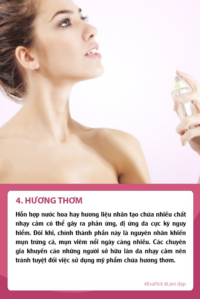 5 thanh phan thuong gap trong my pham ngay ngay tan pha lan da, thuc day lao hoa som - 5