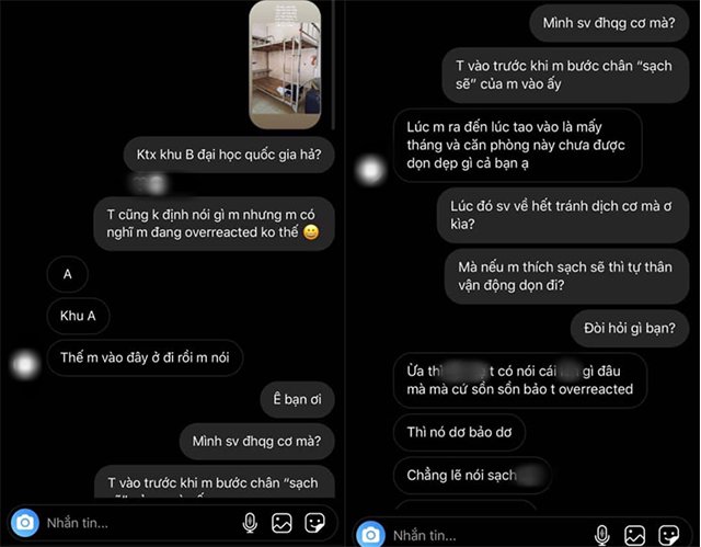 Du học sinh chê bai khu cách ly KTX ĐHQG TP.HCM bẩn thỉu, không thể sống nổi vì ở sạch - 2