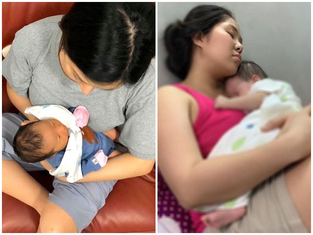 Cảnh bỉm sữa sau sinh: Em gái Trấn Thành sang chảnh giờ xuề xòa, Lâm Vỹ Dạ như giúp việc