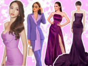 Thời trang - Hương Giang chứng minh đẳng cấp nữ hoàng LGBT với loạt đồ "tím lịm tìm sim"