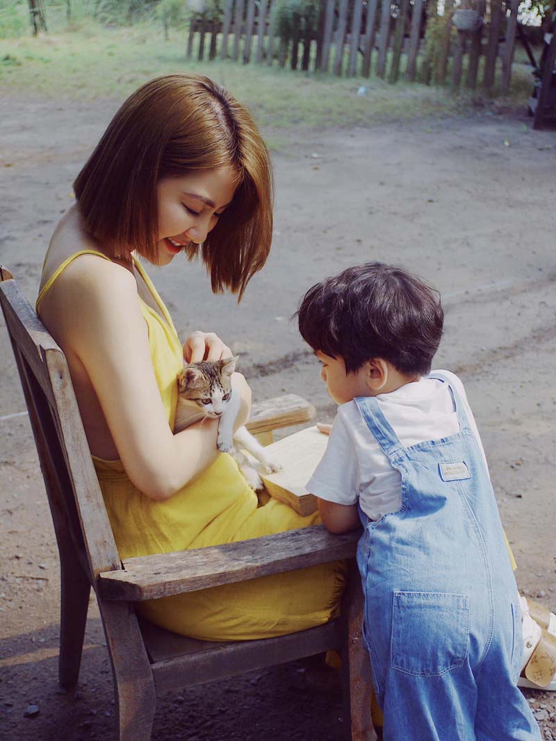 ngoc lan that nghiep, cuoc song dao lon trong 6 thang o nha cham con trai - 1