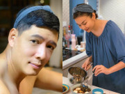 Giải trí - Sao Việt hưởng ứng ở nhà mùa dịch: Bình Minh "làm điệu" cùng con gái, Thanh Hằng tự nấu ăn