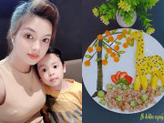 Làm mẹ - Mẹ Nha Trang xinh đẹp khoe những "bữa tiệc" màu sắc của con, nhìn vào mới phục tài trang trí