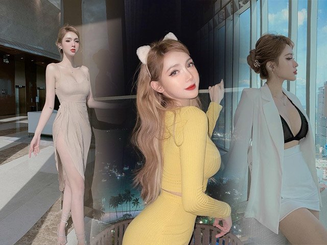 Mặc chiếc váy tàng hình dáng ôm sát, hot girl mê hoặc CĐM với đường cong mướt mắt