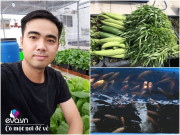 Nhà đẹp - Ông bố Sài Gòn “cẩu” 2 xe tải đất lên sân thượng làm vườn ao chuồng, thành quả như mơ