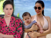 Làm mẹ - Bị đồn U42 sinh con cho đại gia, Thân Thúy Hà lặng lẽ làm kinh tế nuôi hai con