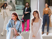 Thời trang - Hội chị đẹp U40 mặc gì đều phối kèm áo khoác, outfit nào cũng thừa ấm áp và sang chảnh