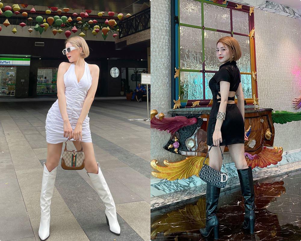 Lên núi ở ẩn, hotgirl Trâm Anh ăn vận kín như bưng, trái ngược hẳn style táo bạo một thời - 8