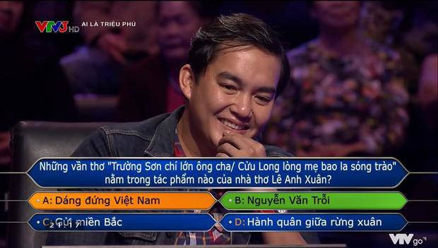 Người thứ 2 trong lịch sử Ai Là Triệu Phú lên đến câu 15 để tuột mất 63 triệu đồng - 3