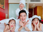 Làm mẹ - Dương Ngọc Thái sung sướng làm bố lần 3, con gái hỏi mẹ: Có "Cục vàng", tụi con là gì?
