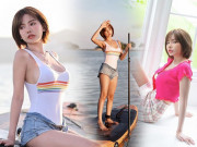 Thời trang - Cô gái diện đồ mỏng manh, ôm sát da thịt làm nổi bần bật đôi gò bồng đảo