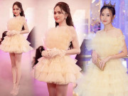 Thời trang - Đụng hàng Midu, Hương Giang xén váy ngắn cũn, không vương miện vẫn nổi nhờ "đôi chân kiếm Nhật"