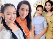 Yêu con - Lần 2 gặp Đỗ Mỹ Linh, bé gái Cần Thơ chuyên đọ sắc Hoa hậu lấn át, khác lần đầu