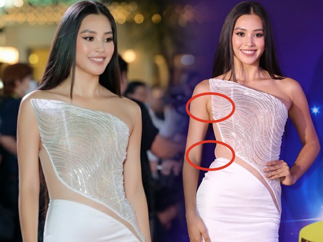 Đẹp như nữ thần trong ảnh bị chụp, Tiểu Vy vẫn không thoát cảnh ngấn mỡ phá đám dáng ngọc
