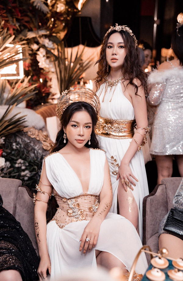 Hotgirl Hồ Thảo My hóa nữ thần Hy Lạp lộng lẫy trong đêm dạ tiệc “Night of Queen” - 5