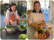 Bếp Eva - Ở Mỹ nhưng cứ thèm bún cá miền Trung, Hồng Đào vào bếp trổ tài nấu món quê hương