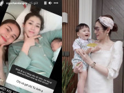 Bà bầu - Rò rỉ ảnh Á hậu Tú Anh đầu bù tóc rối trong phòng đẻ, nhan sắc không phải dạng vừa
