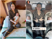 Làm mẹ - Từ hotgirl thành mẹ 2 con, vợ Dương Khắc Linh giờ mặc đồ bộ đi chơi để tiện chăm con