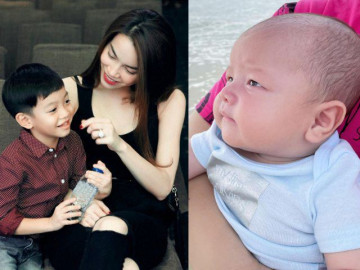 2 con trai Hồ Ngọc Hà đều giống hệt bố