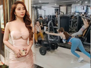 Làm đẹp - Bỏ mác liễu yếu đào tơ, Quỳnh Nga "khoẻ như vâm" đẩy tạ 240kg làm ai cũng chóng mặt