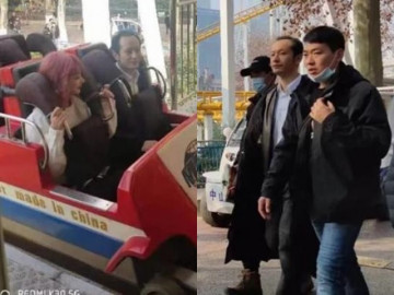 Giữa ồn ào ngoại tình, Huỳnh Hiểu Minh lộ diện hói đầu, già nua như ông lão?