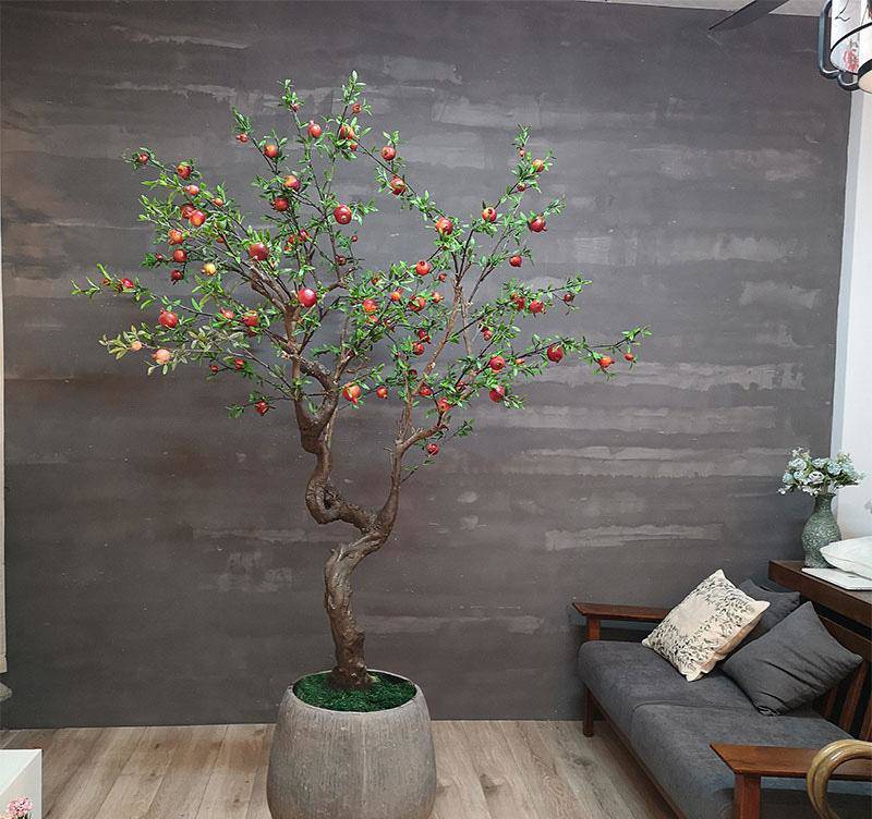 Lý do phong thủy khiến chị em rần rần mua cây lựu giả về trưng Tết - 1