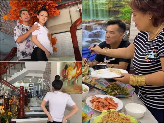 Sao Việt 24h: Lương Bằng Quang thăm nhà bạn gái, cơ ngơi 8 tầng, bố mẹ vàng đeo lúc lỉu