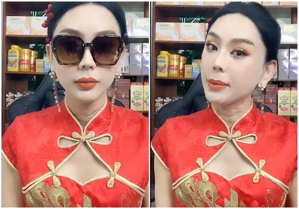 Spending hundreds of millions of beauty treatments every year, Lam Khanh Chi still constantly shows signs of aging, thick mask #34;  hard to save - 9