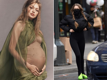 Mẫu nội y triệu đô lộ diện sau sinh, ảnh kéo cao quần tiết lộ vóc dáng thật