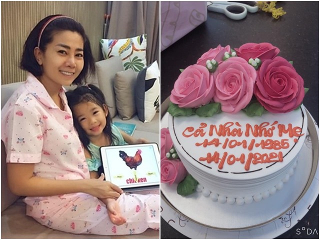 Sinh nhật mẹ đã mất, con gái Mai Phương tự tay chọn bánh viết nghẹn ngào: Cả nhà nhớ mẹ