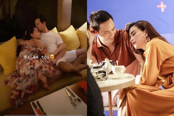 Có 2 con sinh đôi, Kim Lý - Hà Hồ ngày càng táo bạo, ôm hôn liên tục giữa quán - 8