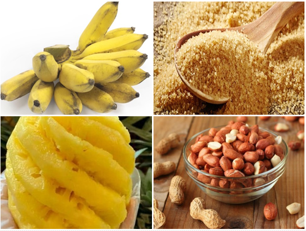 Cách làm kẹo chuối tươi dẻo khô với gừng, đậu phộng đón Tết - 1