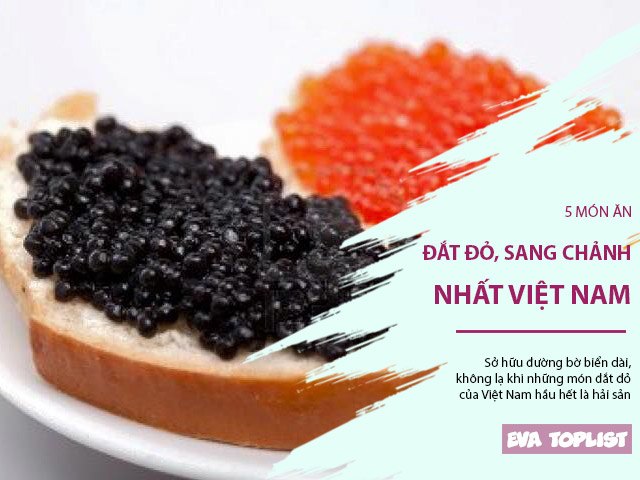 Top 5 món ăn đắt đỏ, sang chảnh nhất Việt Nam