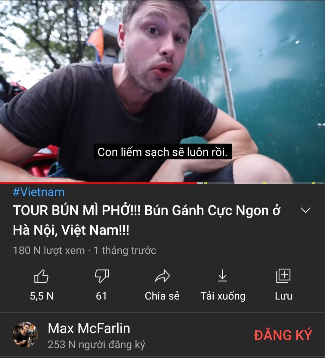 Chàng trai người Mỹ mê đắm ẩm thực Việt: Đi xuyên Việt làm Vlog, ủng hộ tiền cho miền Trung - 3