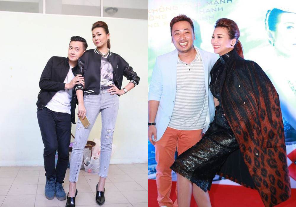 Cười nghiêng ngả khi nhìn sao Việt đứng cạnh amp;#34;người khổng lồamp;#34; - 12