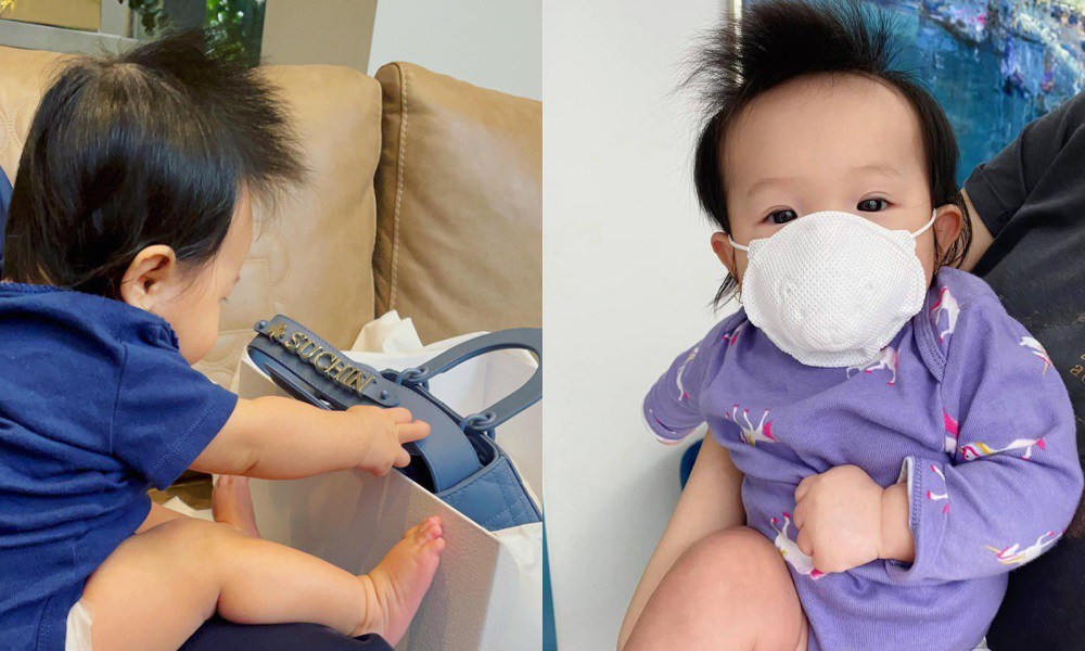 Vợ Cường Đô La amp;#34;phá lệamp;#34; khoe góc nghiêng của con gái, nhiều nét giống anh cùng cha khác mẹ - 2