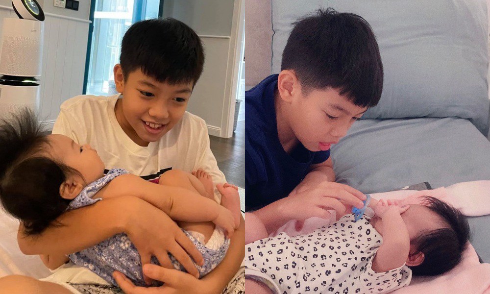 Vợ Cường Đô La amp;#34;phá lệamp;#34; khoe góc nghiêng của con gái, nhiều nét giống anh cùng cha khác mẹ - 8