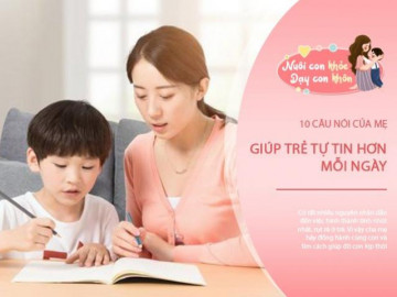 Trẻ rụt rè: Cha mẹ thường xuyên nói 10 câu này, con sẽ là học sinh tự tin nhất lớp