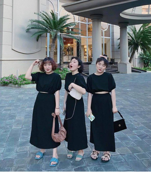 MXH xuất hiện 3 chị em sinh ba mặc váy trắng làm phụ dâu, soi style ngày thường càng mê - 6