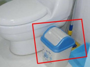 Nhà đẹp - Thùng rác trong nhà vệ sinh phải có nắp, lý do đơn giản 99% đều làm sai