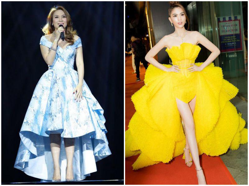 Diện trang phục quét đất: loạt sao té sõng soài, Hoà Minzy vì amp;#34;chân ngắnamp;#34; mà xách tà mệt nghỉ - 10