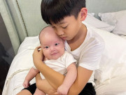 Làm mẹ - Hồ Ngọc Hà khoe con trai sinh đôi giống hệt Kim Lý, dân tình thấy cả Subeo cũng đáng yêu