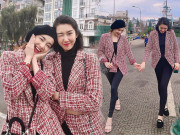 Thời trang - Nhã Phương "trốn chồng con" diện đồ đôi cùng Thúy Ngân, nhìn outfit biết ngay nên mặc gì Tết này