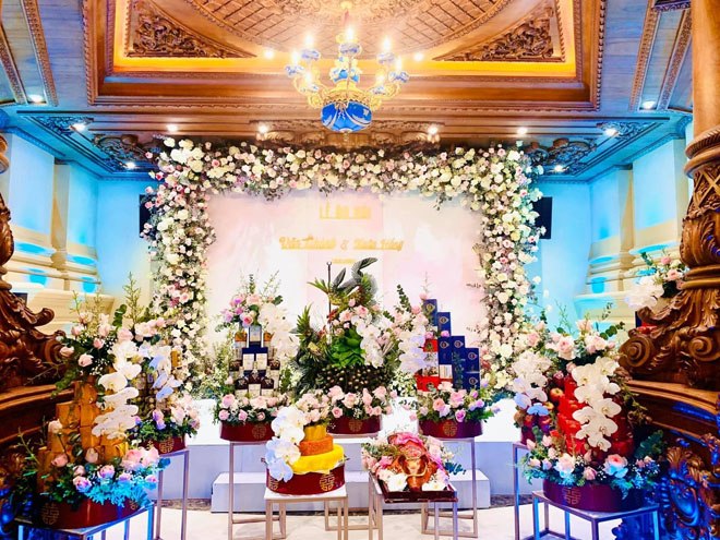 Đám cưới gây choáng ngợp ở Ninh Bình: Lâu đài nguy nga, danh tính chú rể không phải dạng vừa - 8