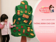 Làm mẹ - Tự làm đồ chơi giáo dục cho bé: Mẹ Việt mách làm cây quất vải dạ, Tết ai cũng khen