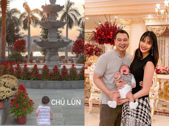 Sao Việt 24h: Lan Khuê khoe con nhưng dân tình lác mắt vì sân siêu biệt thự như công viên